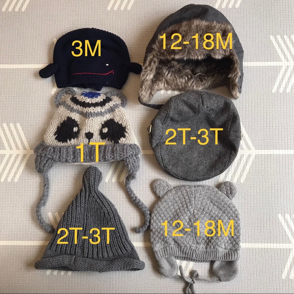 6 Pieces Baby Gap Janie And Jack H&M Cute Hats
